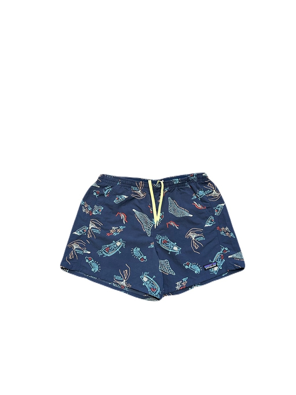 Patagonia Women’s Baggies Shorts Clean Currents Tide pool Blue Medium NetPlus